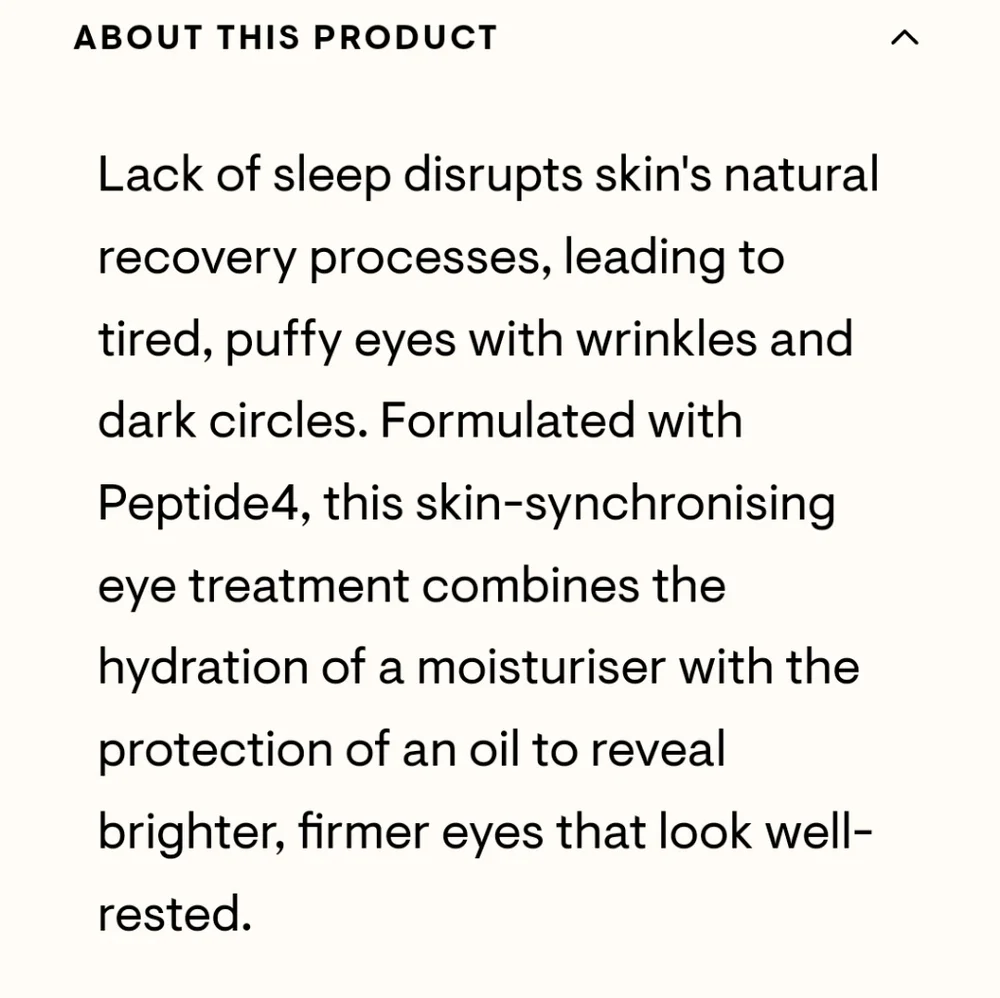 Elemis Peptide4 Eye Recovery Cream